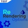 重新渲染选项 ReRendering Options