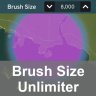 地形笔刷增强 Brush Size Unlimiter