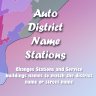 自动命名车站 AutoDistrictNameStations